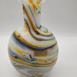 Opaline bottle of murano marmorean decoration