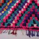 Colourful vintage moroccan runner rug 137 x 314 cm - handmade berber rug