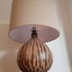Lampe boule céramique