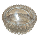 Vintage geometric moulded glass ceiling lampshade 1970 – Empty pot