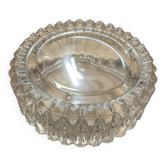 Vintage geometric moulded glass ceiling lampshade 1970 – Empty pot