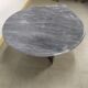 Table basse en marbre gris goute d'eau