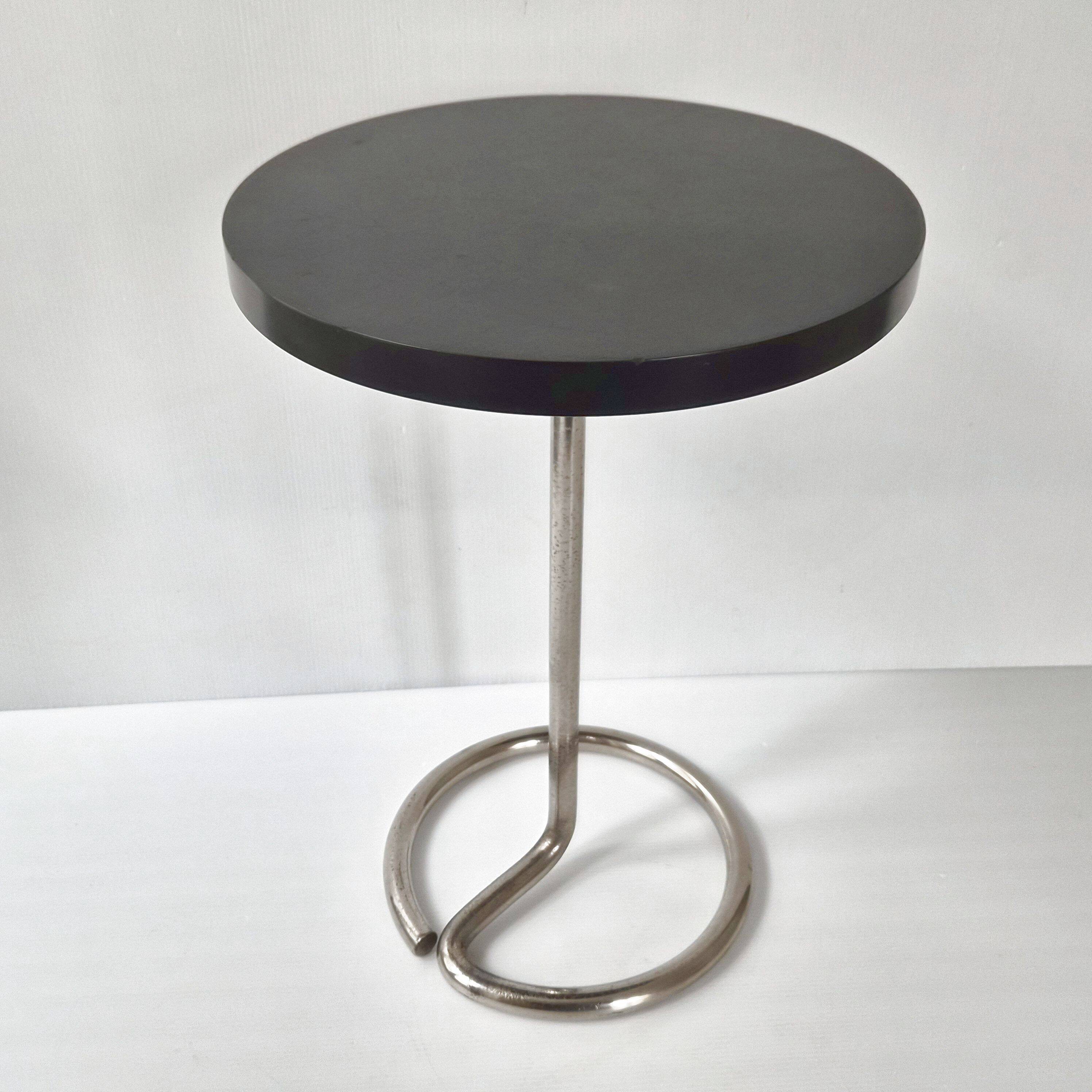 Side table guéridon by René Herbst for Stablet