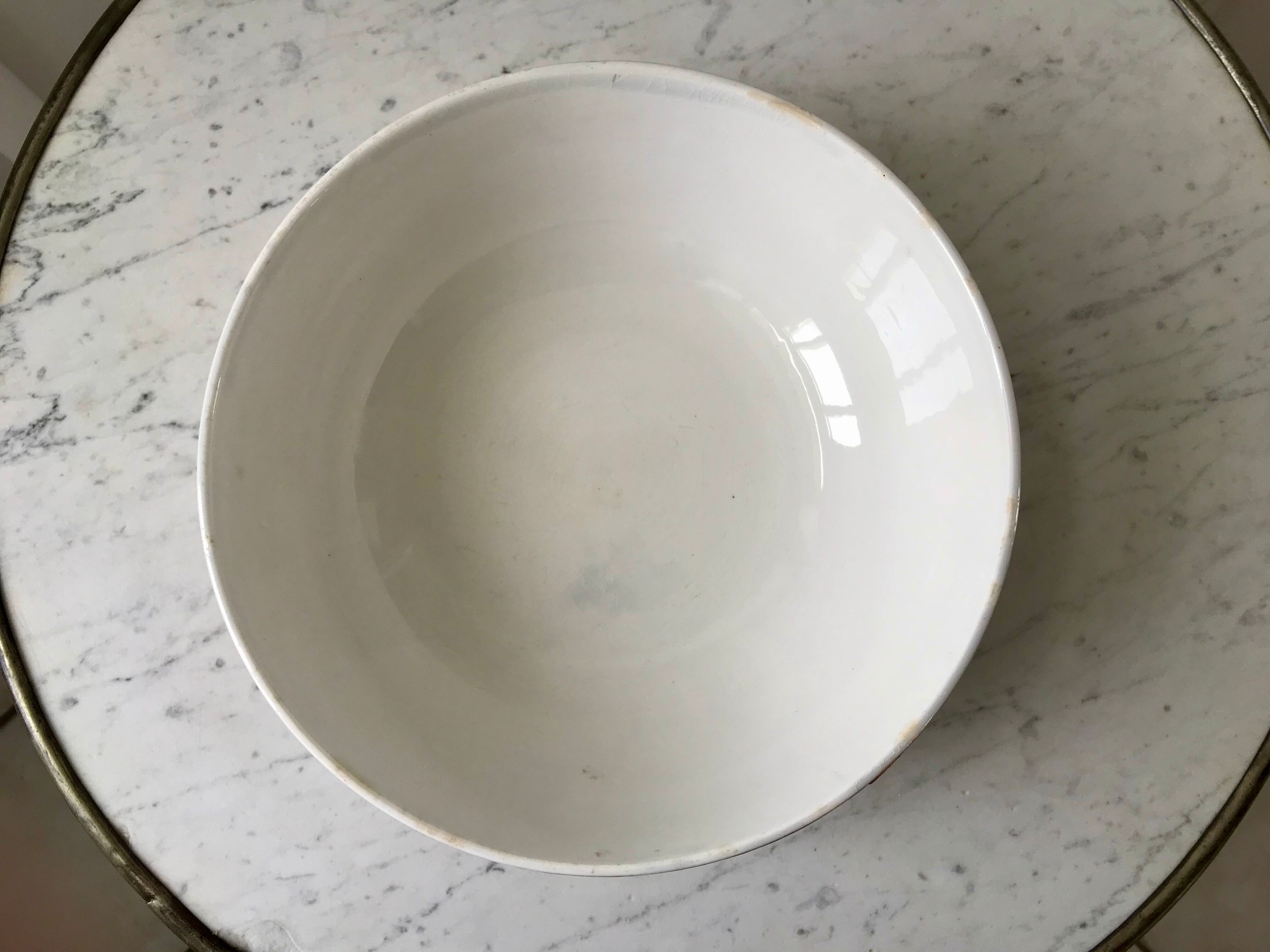 Salad bowl Digoin Sarreguemines model "Jacquot" years 30-40