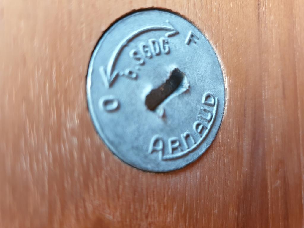 Modular teak furniture 1960 Arnaud design Louis Paolozzi