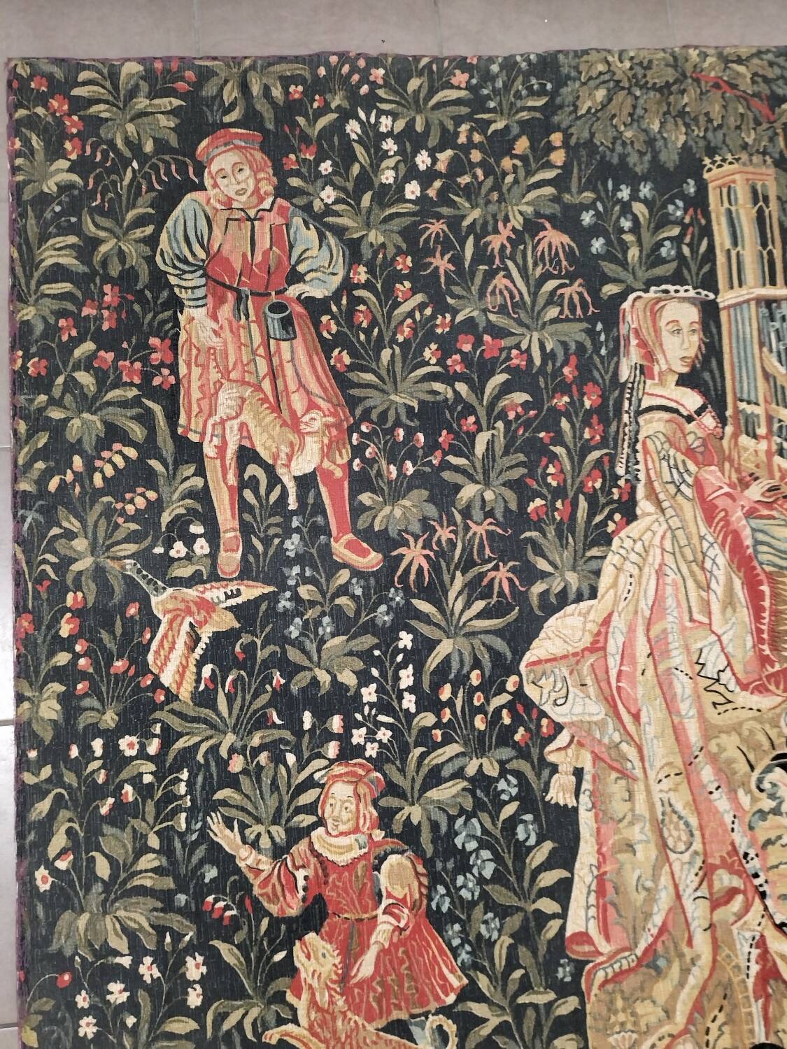 French wall tapestry