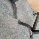 Pair of modernist andirons from the 1930s/40s