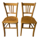 Pair of 1960s bistro chairs