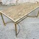 Vintage marble and brass coffee table circa 60's
