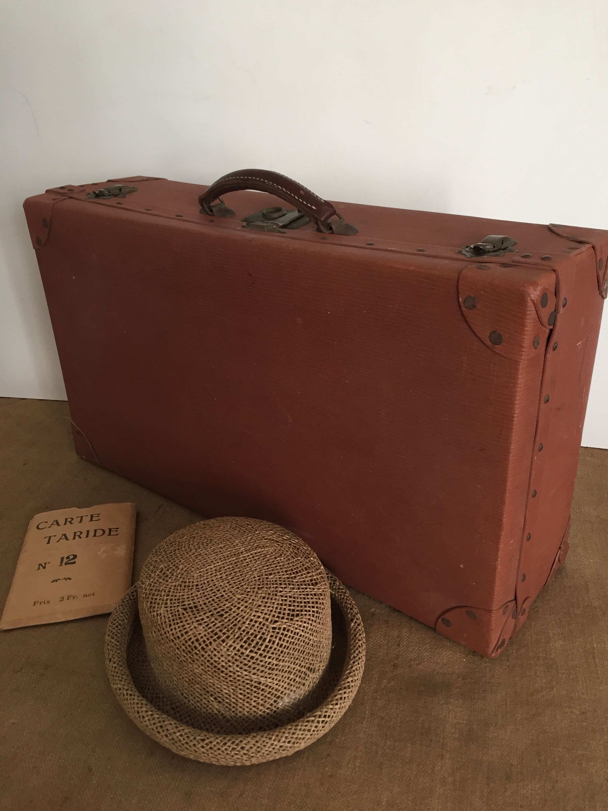 Large old suitcase, vintage