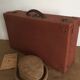 Large old suitcase, vintage