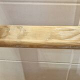 Vintage pine towel rack shelf ladder