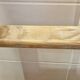 Vintage pine towel rack shelf ladder