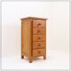 Chiffonnier / commode en bois massif avec 5 tiroirs