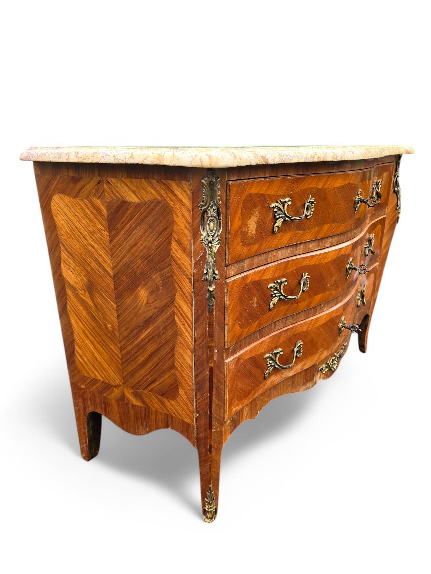 Commode style Louis XV dessus marbre