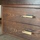 Bureau ministre en wengé vintage