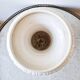 Large vintage white earthenware Medici vase