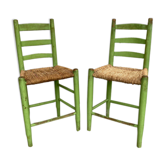 Chaises de ferme antiques