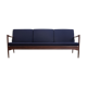 Afromosia & Wool Kandidaten Sofa by Ib Kofod-Larsen for OPE, 1950s