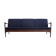 Afromosia & Wool Kandidaten Sofa by Ib Kofod-Larsen for OPE, 1950s