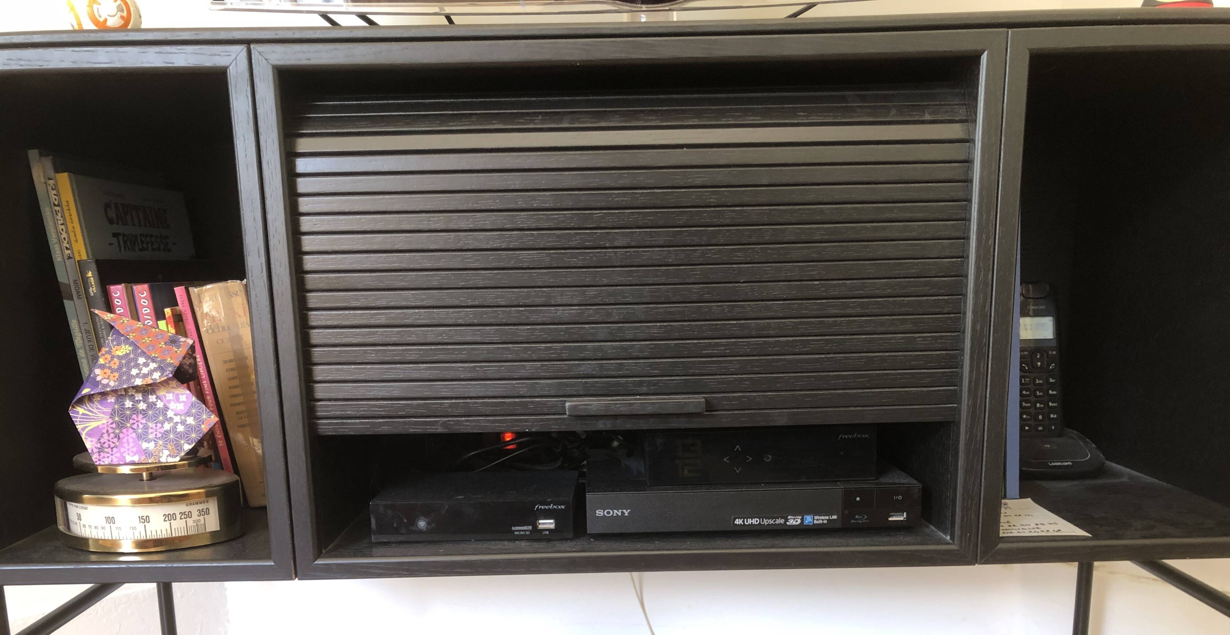 Northern Hifive storage system black TV cabinet