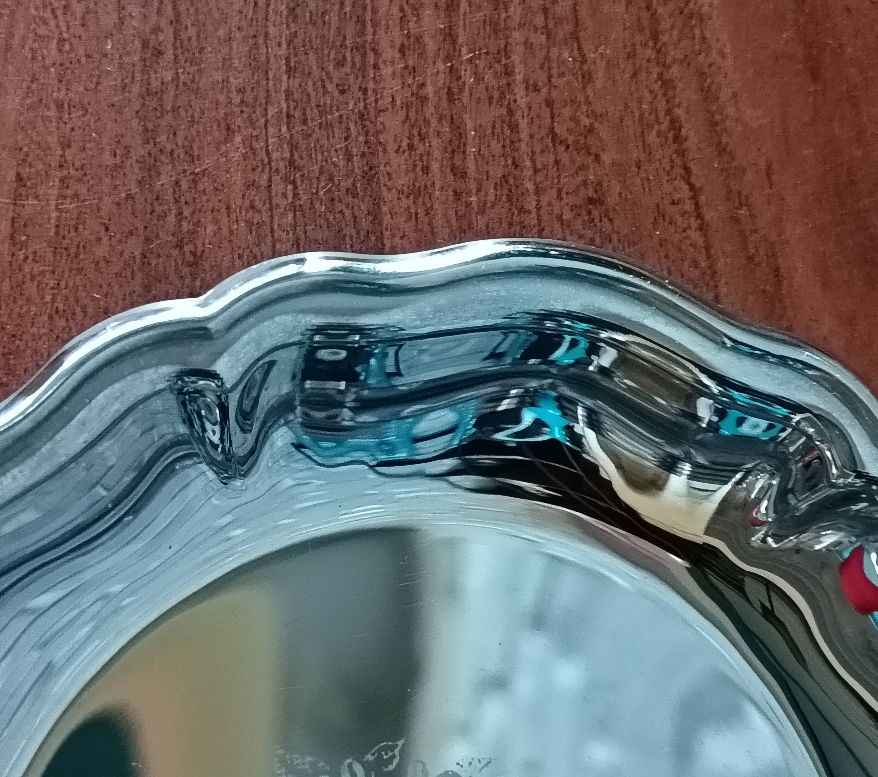 EARLY AGE baby stainless steel plate with spoon Jean Couzon Goldsmith