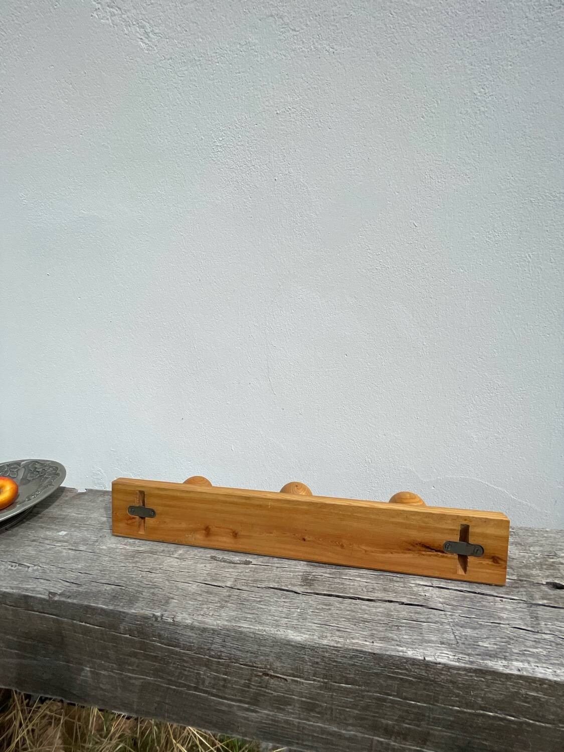 Maison Regain 1980 wooden wall coat rack