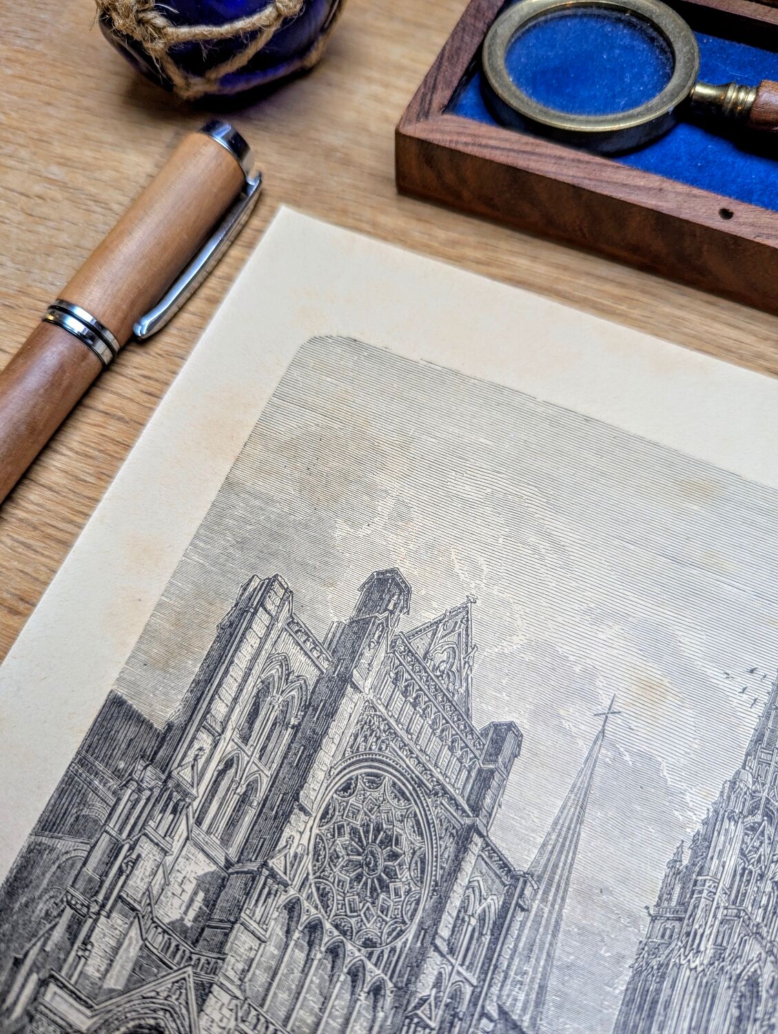 Notre-Dame de Chartres, an original printed in 1895.