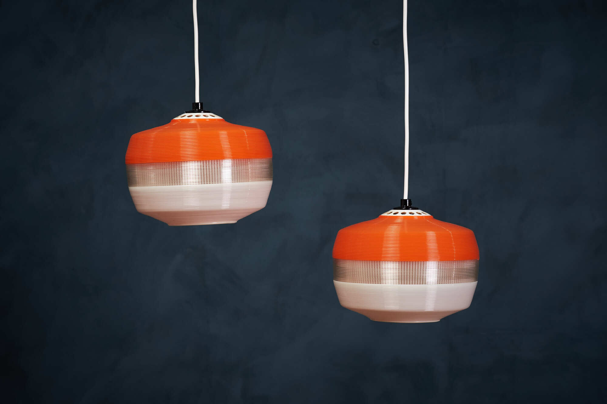 Vintage dutch pendant lamps, 1960s, set of 2