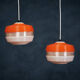 Vintage dutch pendant lamps, 1960s, set of 2
