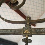 Bronze billiard chandelier