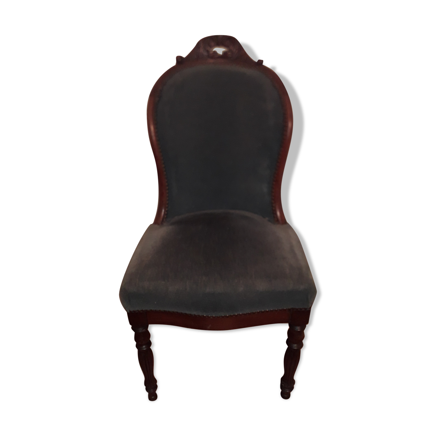 Chaise en acajou 19 eme