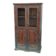 Armoire ancienne vitrée en bois belle patine