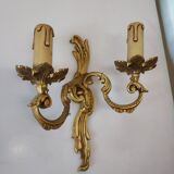 Wall lamp style louis xv in bronze