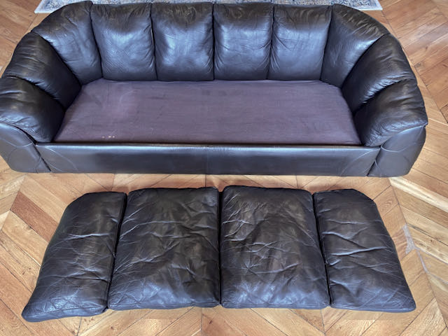 Paringer Paris Buffalo Leather Sofa
