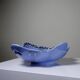Vintage Longwy earthenware and enamel bowl/emptying cup, Chârtres model