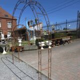 Wrought iron garden arch