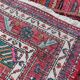 Antique Persian thick wool rug hand knotted 140 x 224 cm