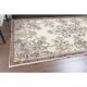 1970s Turkish Oushak Handmade Wool Cotton Beige Area Rug 120x207