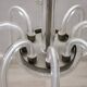 Vintage Clear Murano Glass Chandelier, 1980s