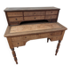 "Bonheur-du-jour" sloping desk in solid oak – Louis-Philippe style