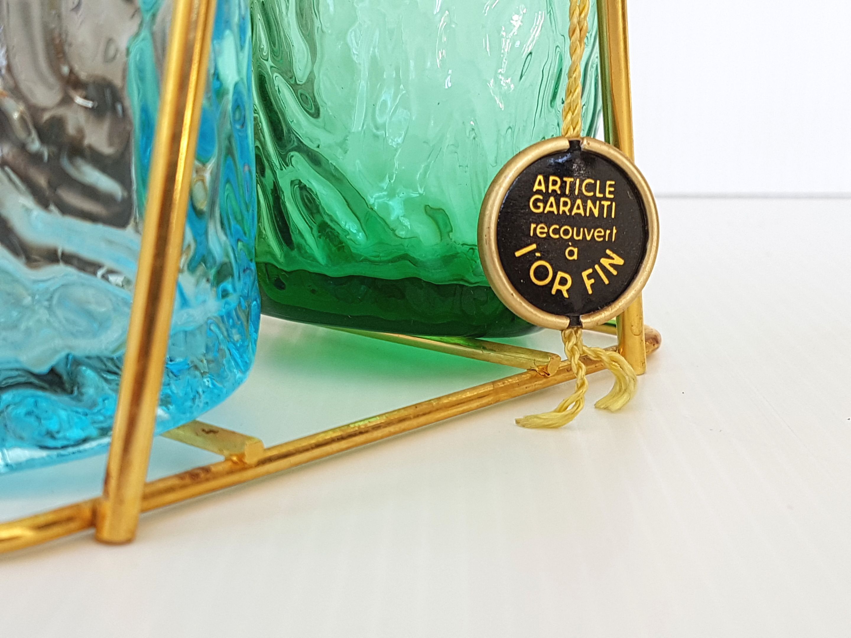 Tray & glass 1950 vintage