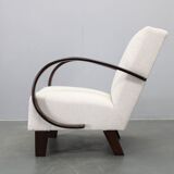 Art Deco armchair by Jindřich Halabala, Czechoslovakia 1940s