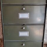 Metal locker with drawers