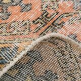 7x10 Pumpink Orange & Black Persian Rug, 208x316Cm