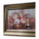 Oil of a bouquet and its lovely frame