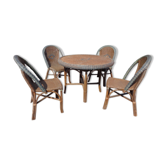 Rattan garden lounge