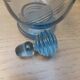Carafe bleue Art Déco