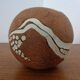 Danish Raku Studio Pottery Vase, 1960s