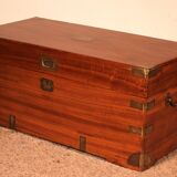 19th Century Camphor Wood Marine Chest